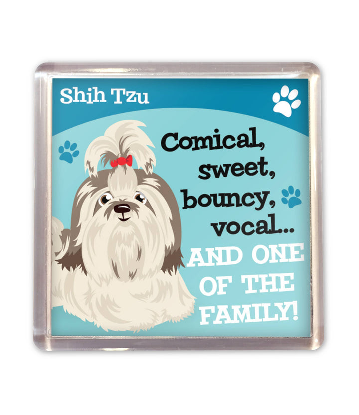 History & Heraldry - Wags Whiskers Magnet - Shih Tzu