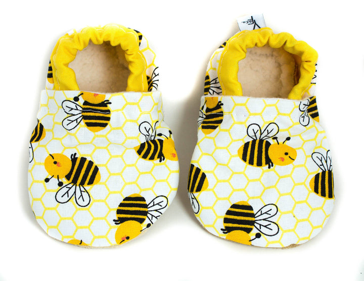 Yeti Feet & Company - Yellow Bee Baby Moccs