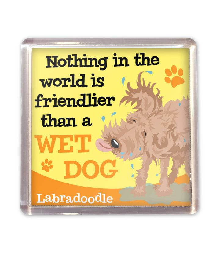 History & Heraldry - Wags Whiskers Magnet - Labradoodle
