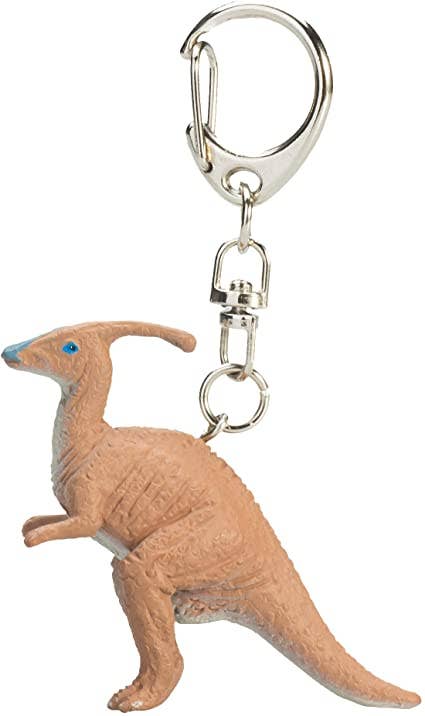 Legler USA Inc  - MOJO Parasaurolophus Duck-Billed Dino Keychain