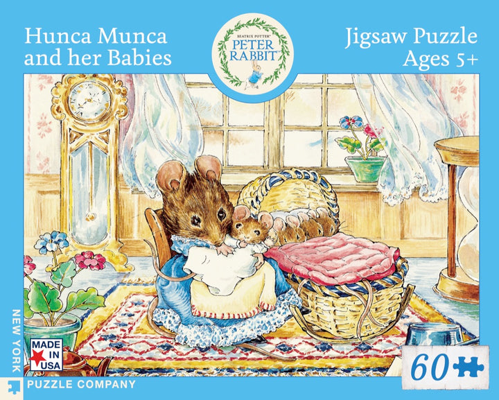 New York Puzzle Company - Hunca Munca And Her Babies Puzzle