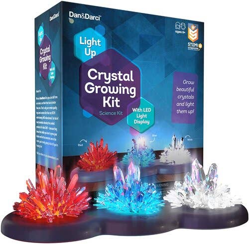 Dan&Darci - Light-Up Crystal Growing Kit
