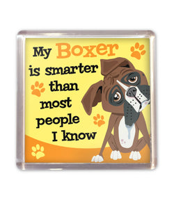 History & Heraldry - Wags Whiskers Magnet - Boxer