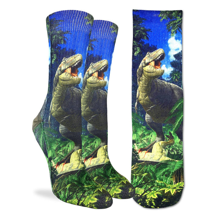 Good Luck Sock - Women's T-Rex Dinosaur Socks [CLEARANCE]