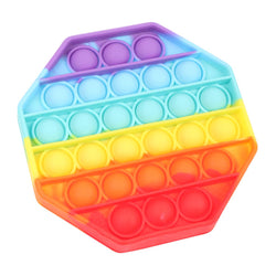 MYS Wholesale Inc - HDM3419-3-POP FIDGET SENSORY AND STRESS RELIEVER TOY OCTAGON