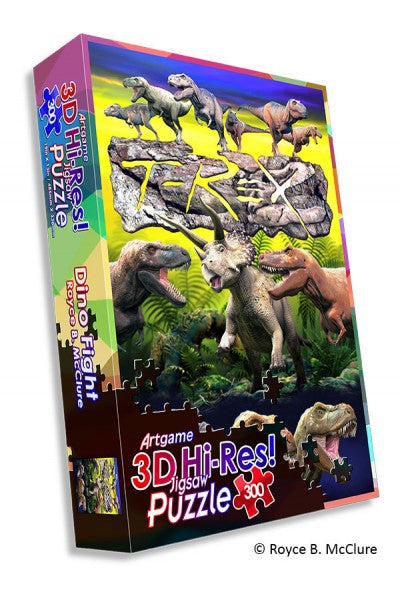 300 Piece Hi Res Jigsaw Puzzle- Dino Flight