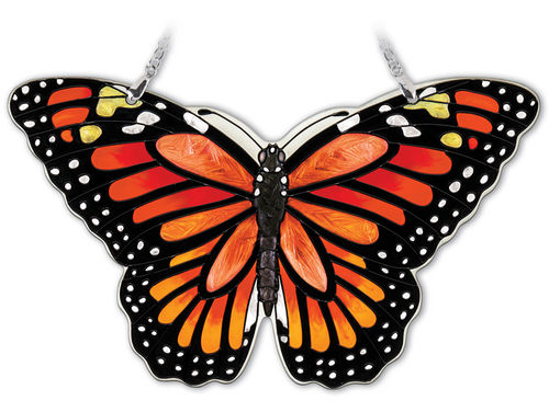 Large Monarch Butterfly Suncatcher 7 inch