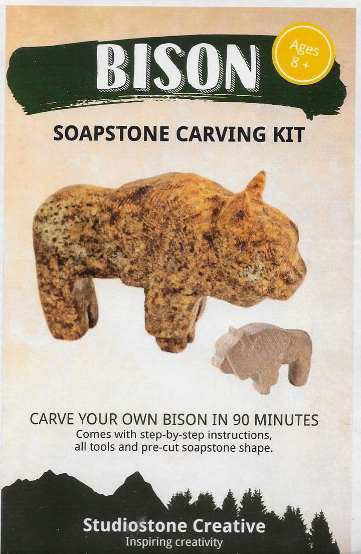 Studiostone Creative Bison Soapstone Carving Kit