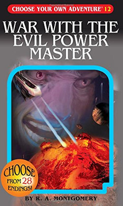 Choose Your Own Adventure Book-War with the Evil Power Master#12