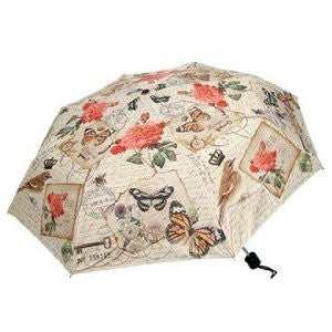 Heather Meyers Bird/Flower/Butterfly Collapsible Umbrella