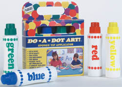 Dot Art Marker 4 pack Rainbow Washable