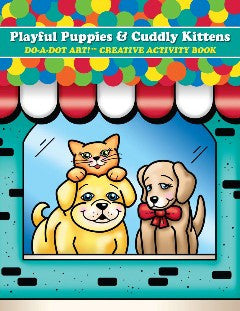 Creative Art Books Playful Puppies and Cuddly Kittens