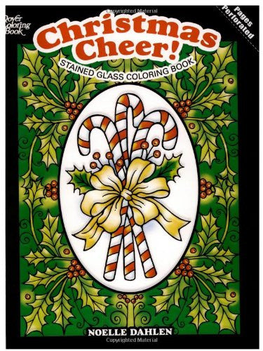Christmas Cheer! Stained Glass Coloring Book