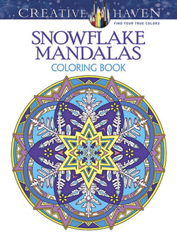 Creative Haven Snowflake Mandalas Coloring Book-Noble