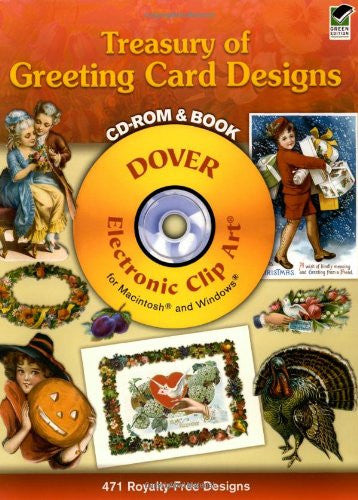 Treasury of Greeting Card Designs CD-ROM and Book (Dover Electronic Clip Art) Paperback – July 28, 2006