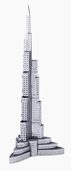 Metal Works Metal Marvels-  Burj Khalifa 3D Laser Cut Model