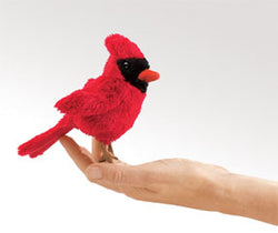 Folkmanis Mini Cardinal Finger Puppet