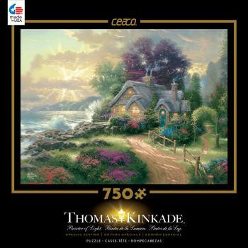 Thomas Kinkade Special Edition Metallic Foil 750 Piece Puzzle-A New Day Dawning