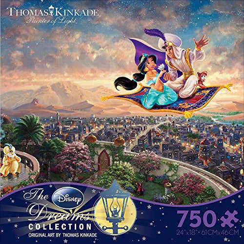 Thomas Kinkade The Disney Dreams Collection:750 Piece Puzzle-Aladdin