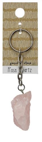 Rose Quartz Keychain