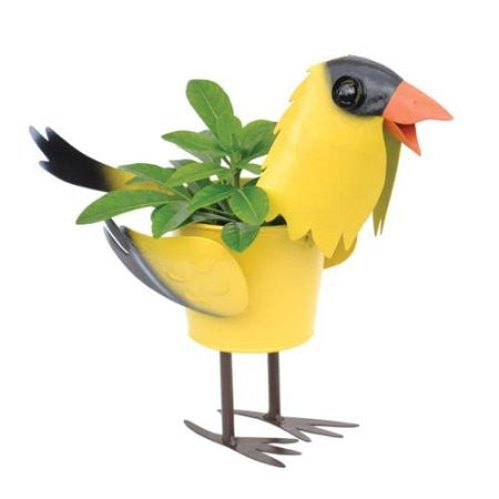 Mini Gold Finch Bird Planter 4