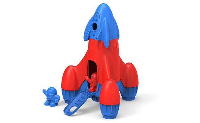 Green ToysTM Rocket Blue top and Red Shuttle