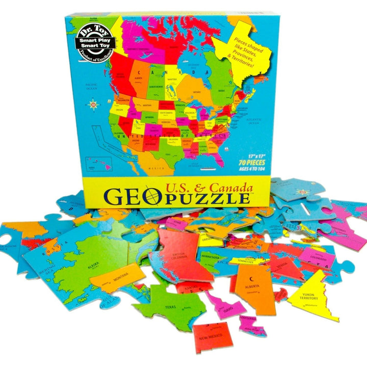 Geo Puzzle US and Canada