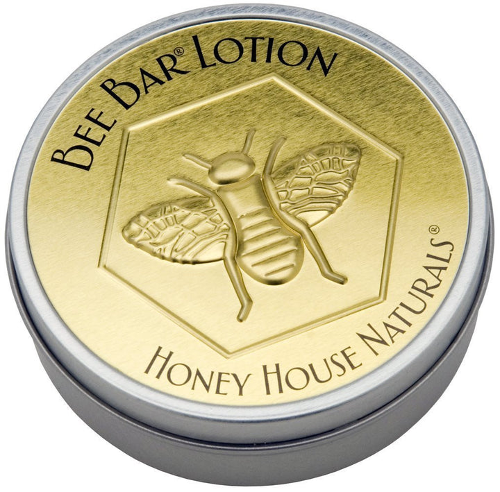 Bee Bar Lotion Bar-2oz Vanilla, Gold Tin