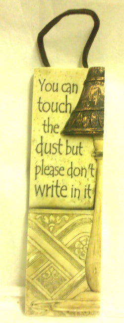 Slim Plaques with Leather Hanger- Dust