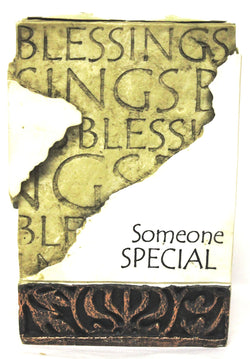Written in Stone Oblong Candle - My Blessings
