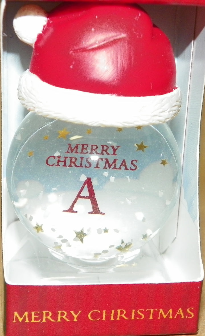 Personalized Snow Globe Ornament-A