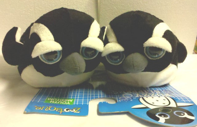 Children's Large Plush Penguin  Slipper