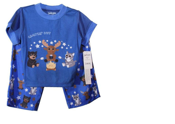 4T Bright Eyes Camping Boy Pajamas