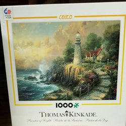 1000 pc Thomas Kincade Painter of Light Puzzle-Light of Peace