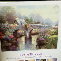 1000 pc Thomas Kincade Painter of Light-Blossom Bridge