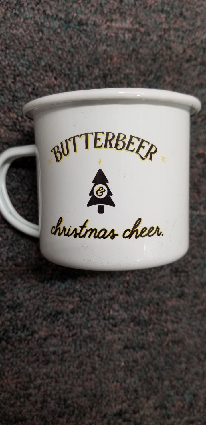Butterbeer and Christmas Cheer Harry Potter Black Christmas Mug-12oz