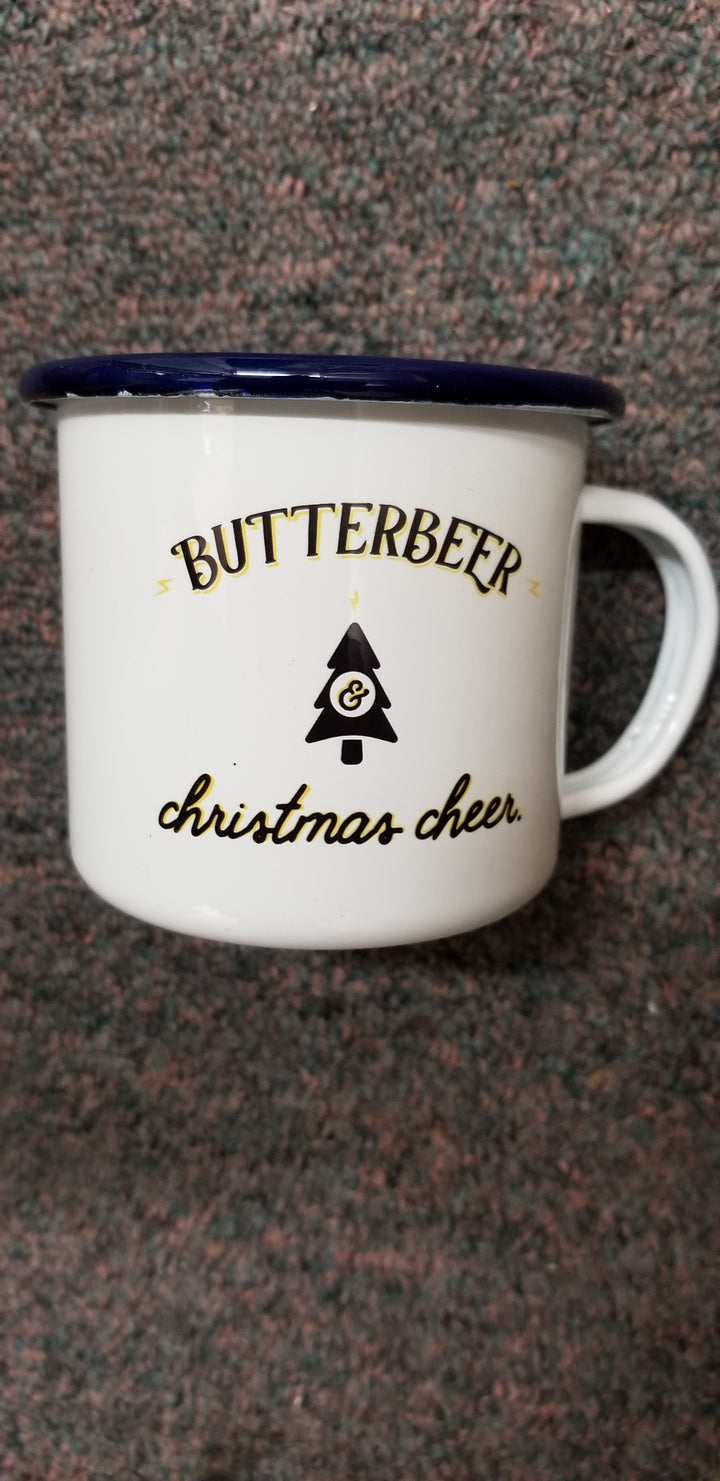 Butterbeer and Christmas Cheer Harry Potter Blue Christmas Mug-12oz