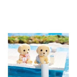 Calico Critters Yellow Labrador Twins