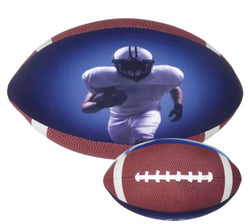 Iscream Football 3D Microbead Pillow