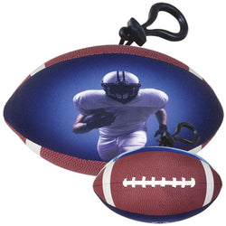 Game On! Bubble Gum Scented Football Mini Microbead Pillow Keychain