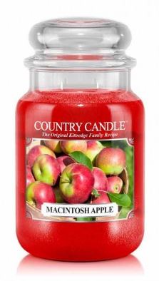 23oz Country Classics Large Jar Kringle Candle: Macintosh Apple