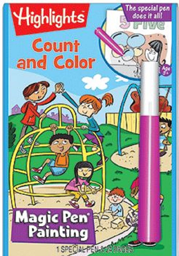 Highlights Count & Color Magic Pen Activity Book