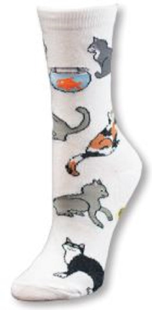 Cat Stuff Socks -Small