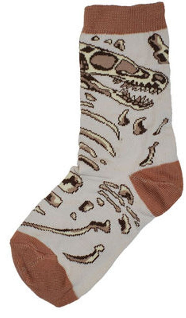 Dino Bones Adult Socks- Large