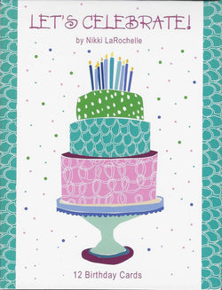 Let's Celebrate Notecards by Nikki LaRochelle