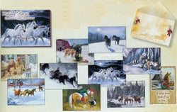 Leanin Tree Holiday Horses Christmas Cards Assortment #90205 - Freedom Day Sales