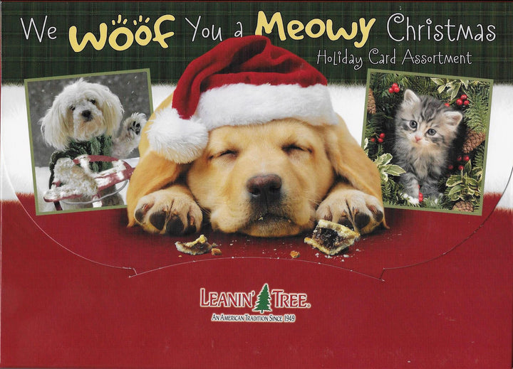 We Woof You a Meowy Christmas Christmas Card Assortment