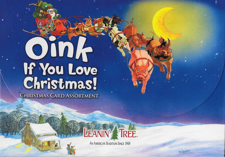 Oink if You Love Christmas Card Assortment