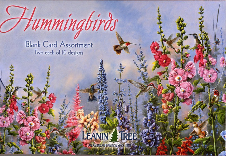 Leanin Tree  Hummingbirds Blank Cards Assortment #90633