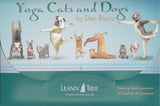 Leanin Tree Yoga Cats and Dogs Greeting Cards Assortment #90767